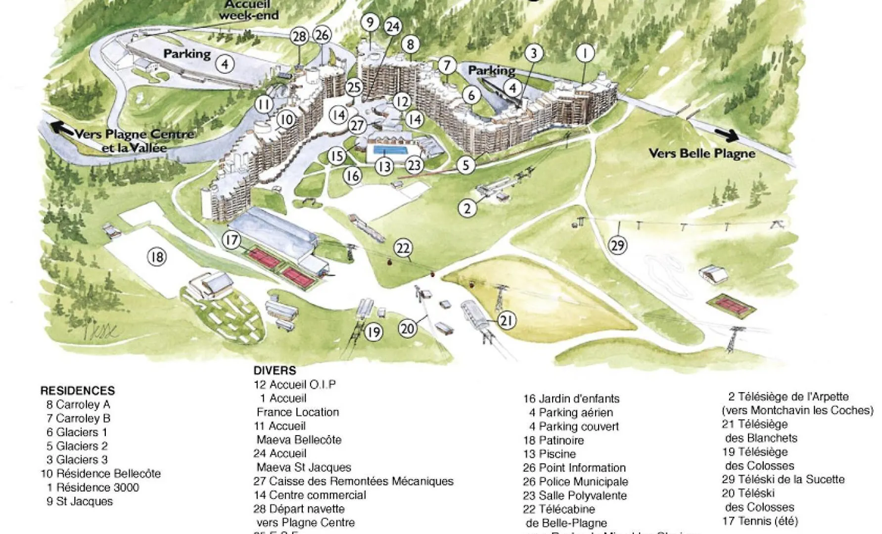 Appartamento Residence Les Glaciers 3 - 3 Pieces Pour 7 Personnes 191 La Plagne