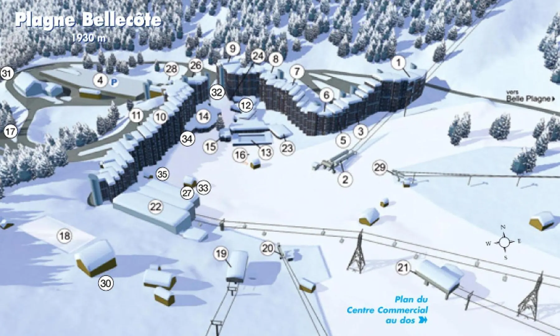 Residence Les Glaciers 3 - 3 Pieces Pour 7 Personnes 191 La Plagne 0*,  France